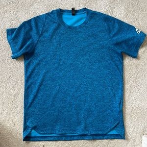 Adidas blue heathered short sleeve T-shirt